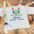 folklórna sviečka na krst a sviečka na krst
