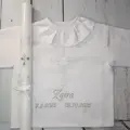 Sada na krst strieborný krížik