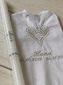 Košieľka na krst k19 strieborná + Sviečka na krst strieborný krížik