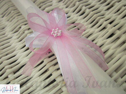 Sviečka Handmade Ivana ružová