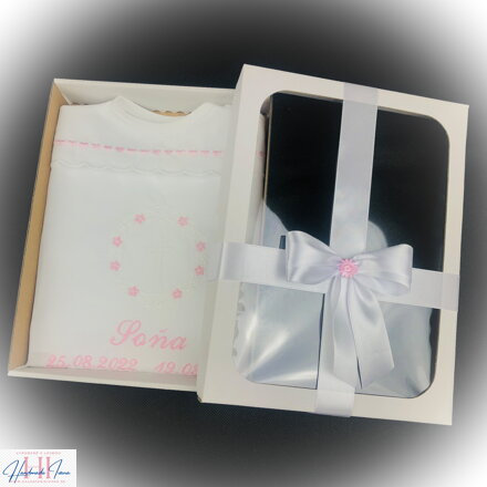 K23 - krstová košieľka ružová