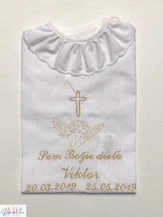 K30 - košieľka na krst - farba podľa želania