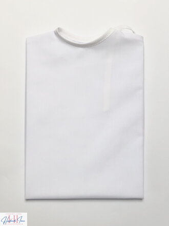 Košieľka na krst biela bez výšivky