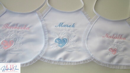 Svadobné podbradníky Rodinka