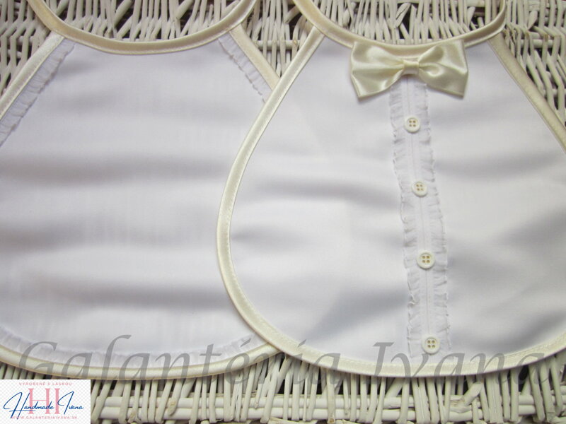 Svadobné podbradníky Elegantne jemné