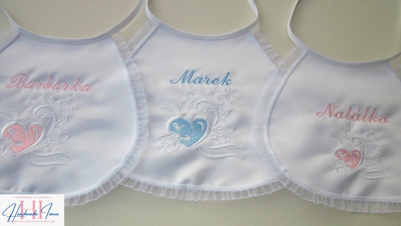 Svadobné podbradníky Rodinka