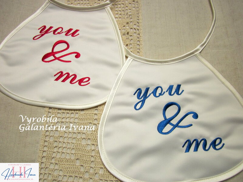 Svadobné podbradníky You & me