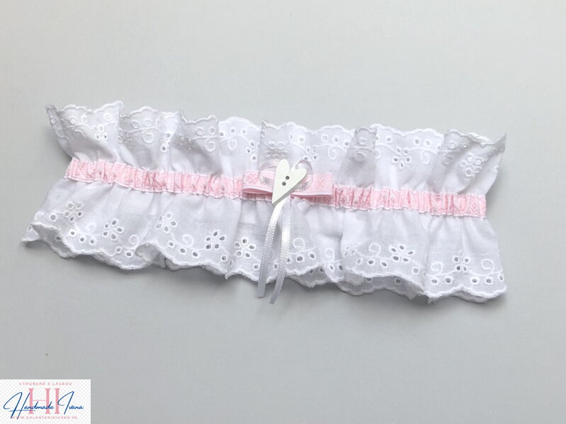 Podväzok Folklór ružový