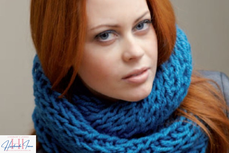 Návod na pletený šál z hrubej vlny
