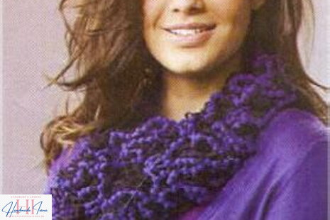 Návod na pletený šál z vlny Argentina alebo z inej šálovej vlny