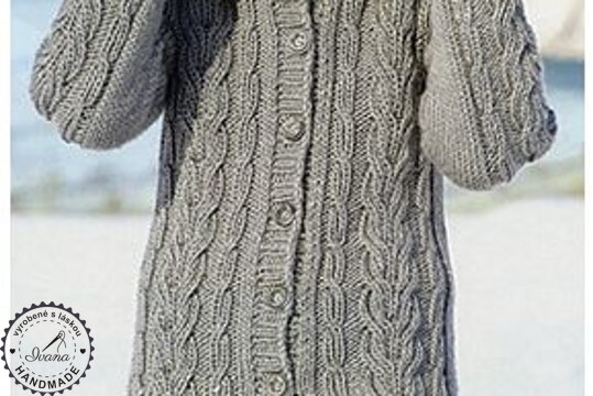 Návod - dlhý sveter a čiapka